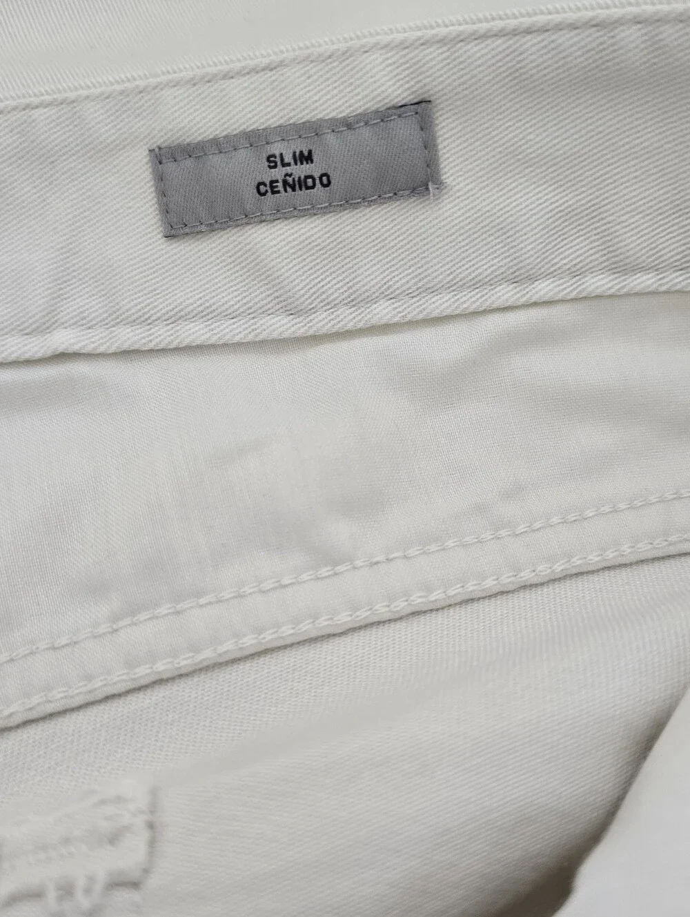 Goodfellow & Co Ivory White Slim Pants Size 32x32